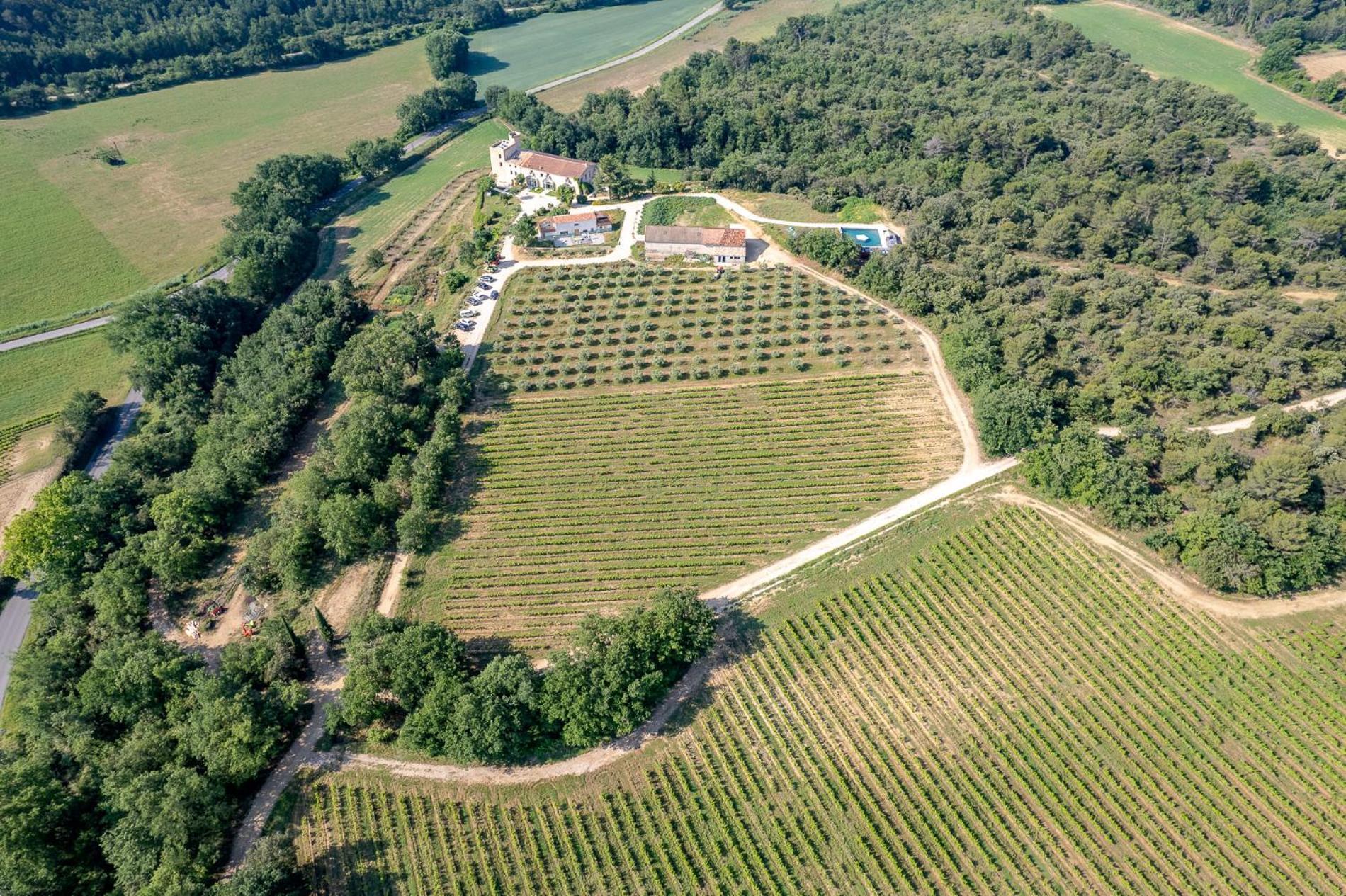 Domaine La Ferme Hi Bride Villelaure Exterior foto